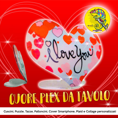 Cuore plex da tavolo