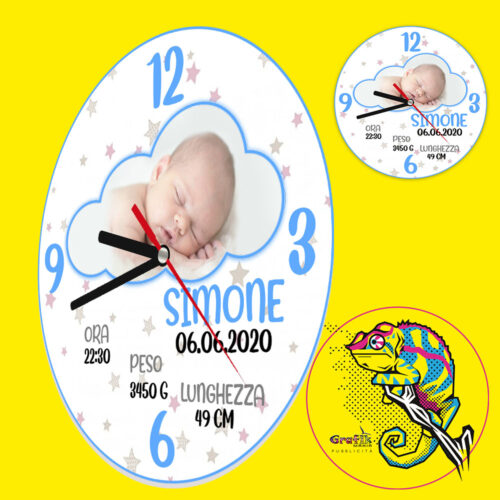 Orologio nascita 30x30