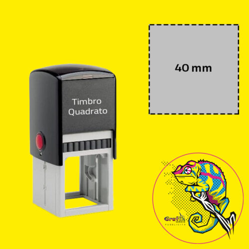 Timbro autoinchiostrante quadrato